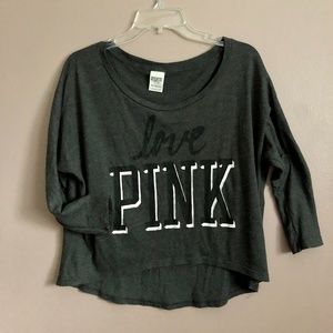 PINK Victoria's Secret Women's Shirt Long Sleeve S